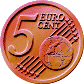 5 c?ntimos de euro (cara com?n)