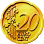 20 c?ntimos de euro (cara com?n)